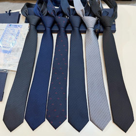 Christian Dior CD All-Over Print Silk Business Tie-6552