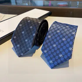 Gucci Bee Jacquard Silk Business Tie-6568