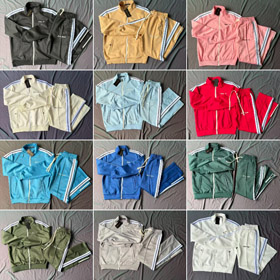 New Palm Angels Side-Stripe Zip Tracksuit-6604