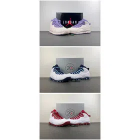 Air Jordan 10 Hydrangeas OG Mid-Top Retro Basketball Shoes-6637