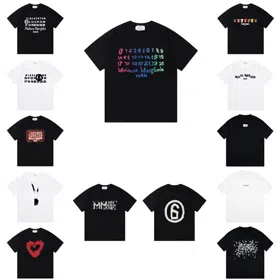 Maison Margiela Number Print Short Sleeve T-shirt-6652