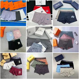 Versace, Gucci Dior Balenciaga and Burberry comfortable, breathable boxer briefs-6673