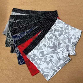 Under Armour All-Over Print Cross-Logo Athletic Boxer Briefs-6679