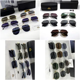 New Maybach Square Rimless Cut-Edge Sunglasses-6722